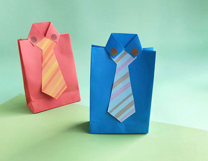 Fathers Day Gift Bag – An Easy Paper Craft