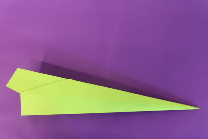 how to make a paper fast airplane