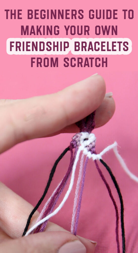 How to make a Friendship Bracelet from Scratch * Moms and Crafters