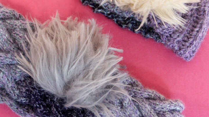 How to Make Faux Fur Pom Poms in Minutes!