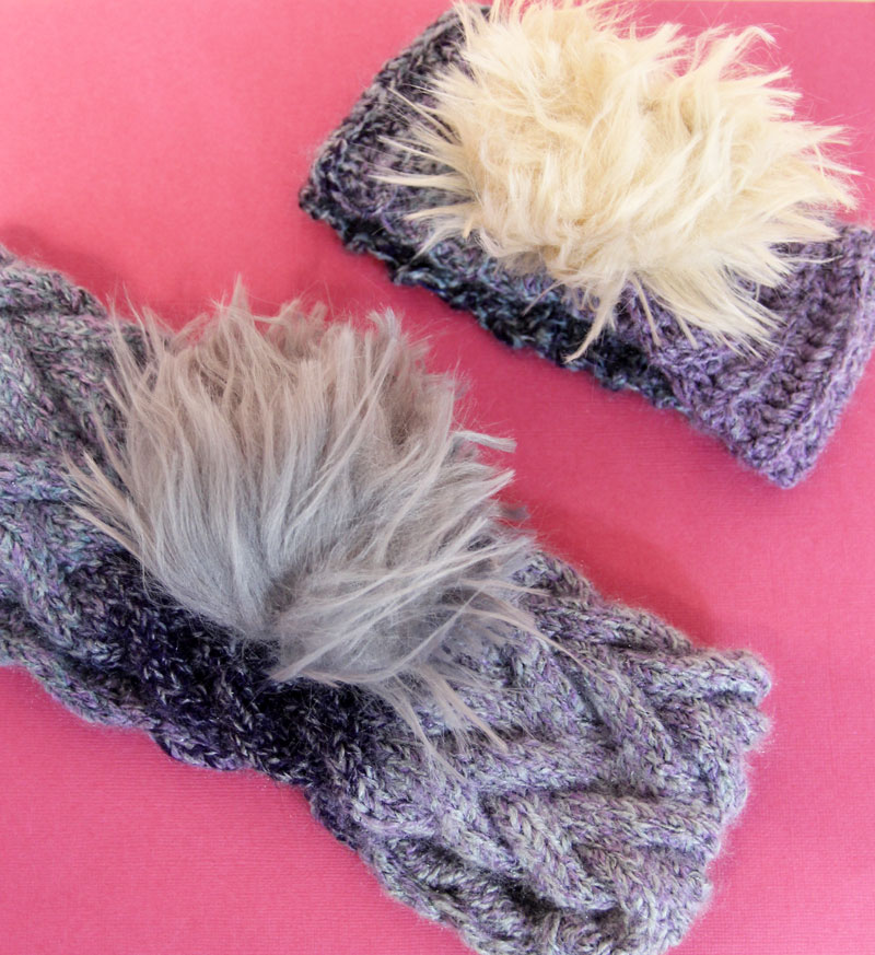 How to Make Faux Fur Pom Poms in Minutes! * Moms and Crafters