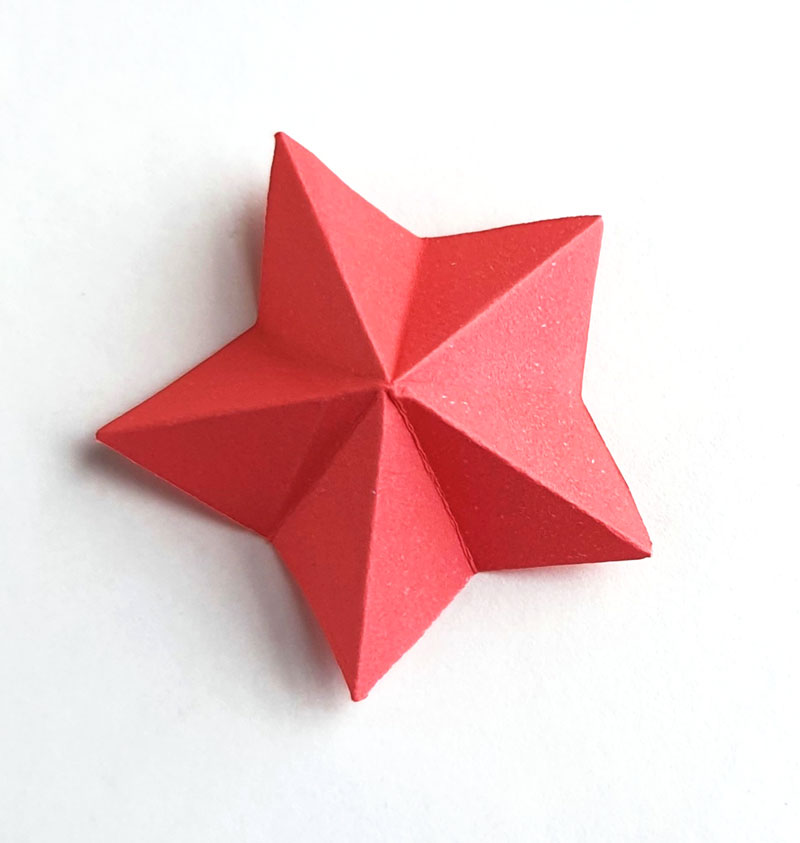 How to Make a 3D Folded Paper Star