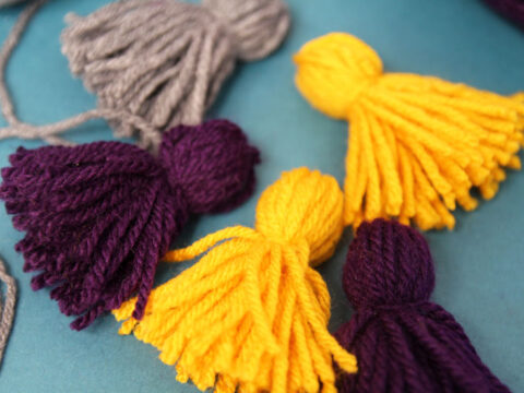 DIY Yarn Tassels