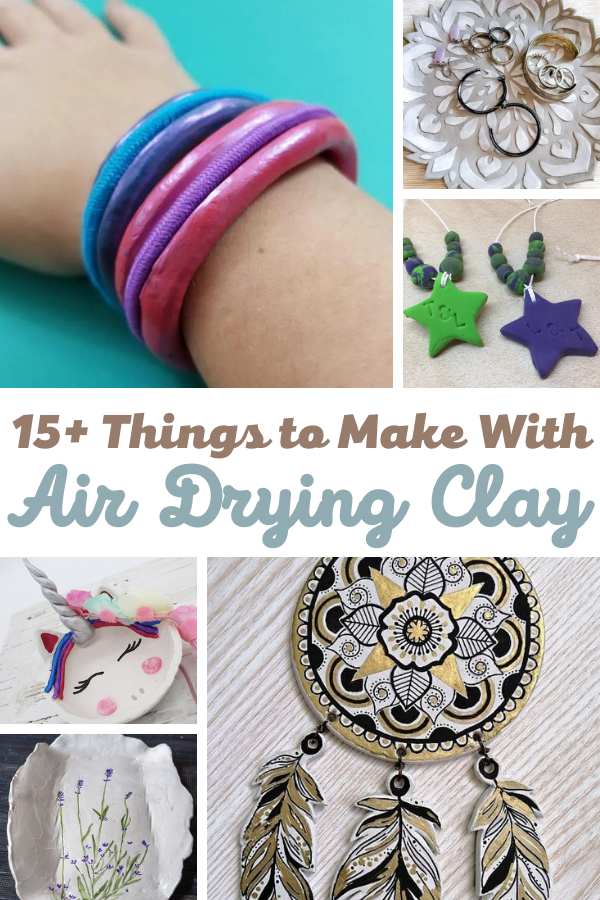 DIY Cute Jewellery Trays - Imprinting Air Dry Clay