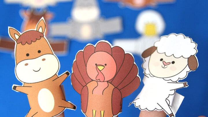 Farm Animal Finger Puppets