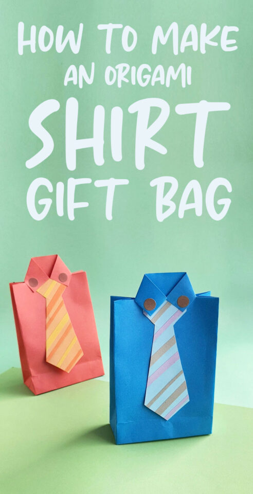 Fathers Day Gift Bag - An Easy Paper Craft * Moms and Crafters