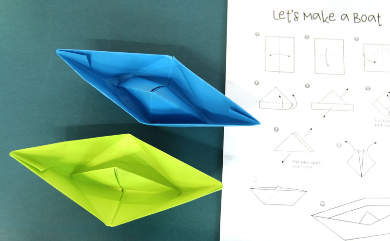 how to make a paper boat essay