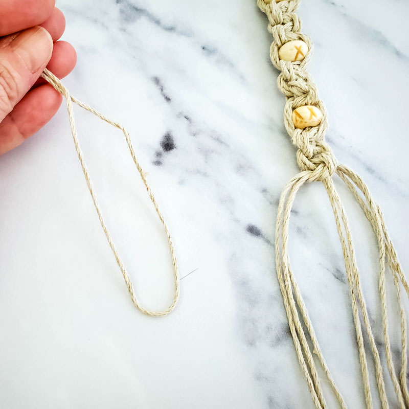 How to tie Hemp Jewelry (Macramé)