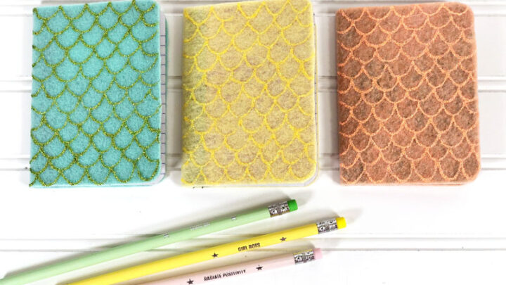 Mermaid Notebook – A DIY School Supply or Party Craft