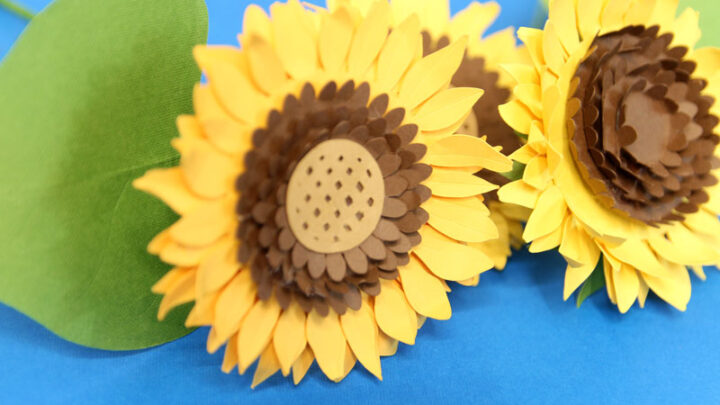 DIY Paper Sunflower Templates