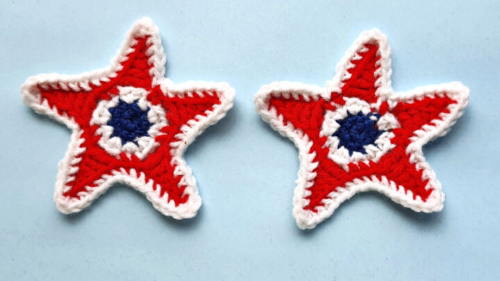 Patriotic Crochet Stars Pattern