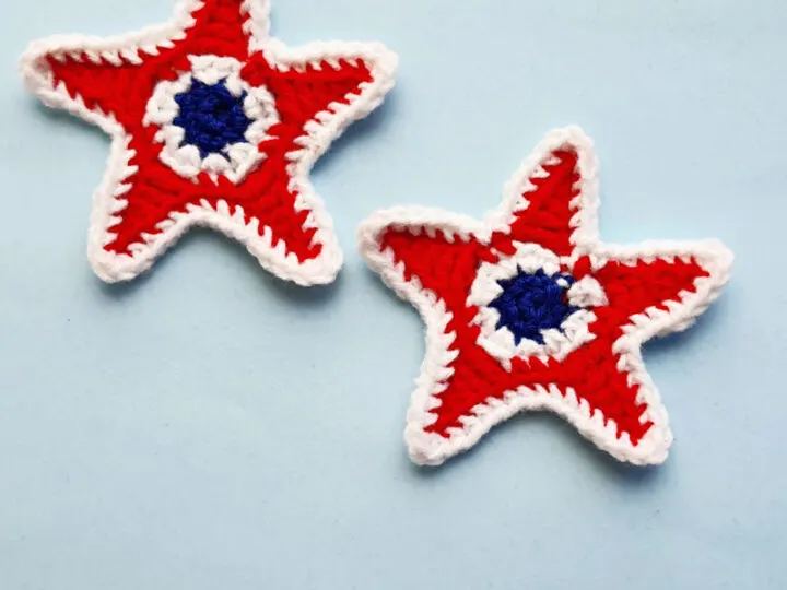 Patriotic Crochet Stars Pattern