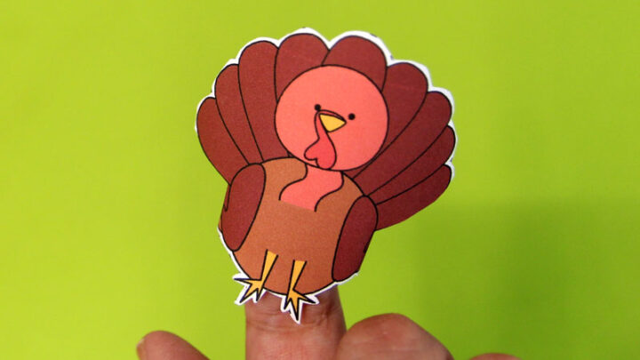 Turkey Finger Puppet Printable