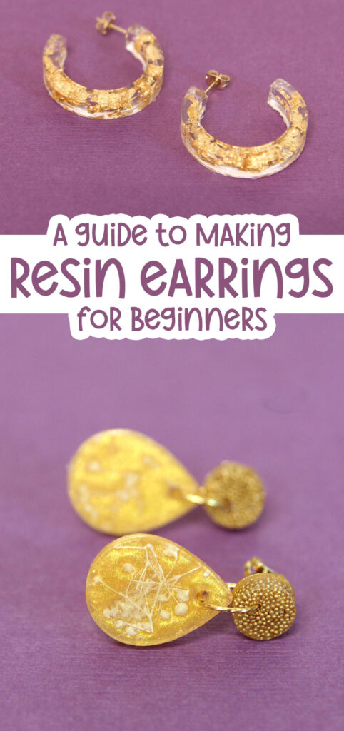 How to Make Resin Earrings * Moms and Crafters