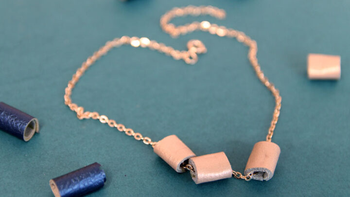 How to Make Rolled Leather Beads