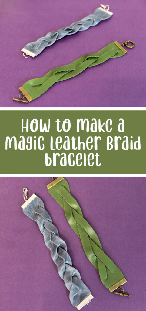 Magic Leather Braid Bracelet Tutorial * Moms and Crafters