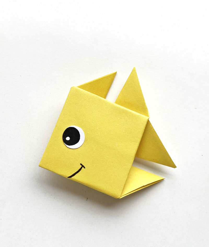 How to Make Easy Origami Paper Fish