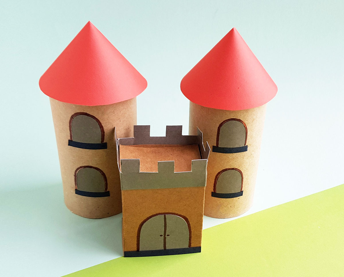 Toilet Paper Roll Castle * Moms and Crafters