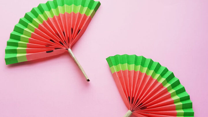 Watermelon Fan Paper Craft