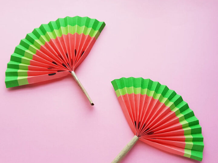 Watermelon Fan Paper Craft