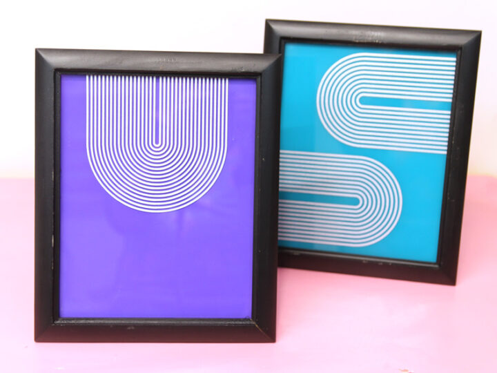 How to make wall art with Cricut BrightPad