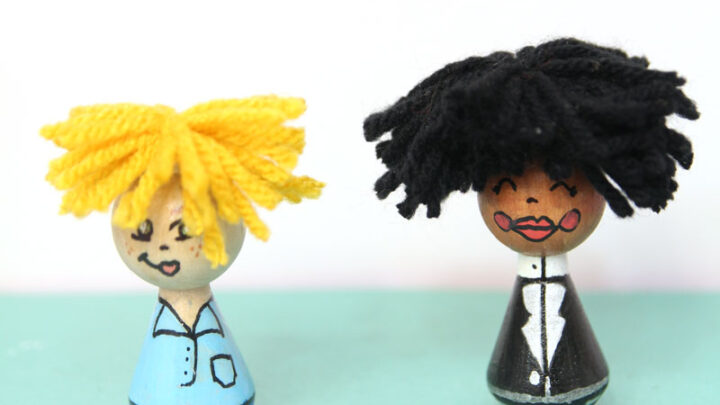 DIY Wooden Peg Dolls – Mix & Match