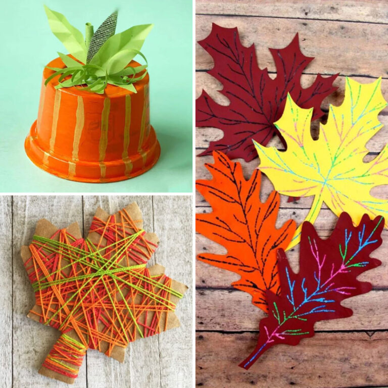 21 + Fall Crafts for Preschoolers