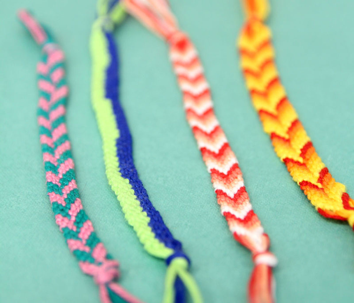 How to Make Candy Stripe Friendship Bracelets