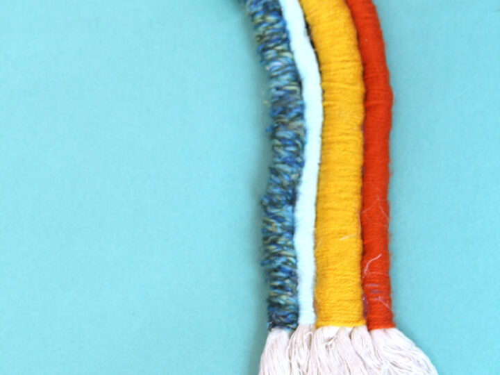 How to Make a Macrame Rainbow