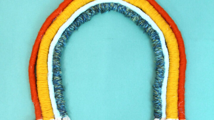 Large Macrame Rainbow Wall Hanging – Rope Rainbow