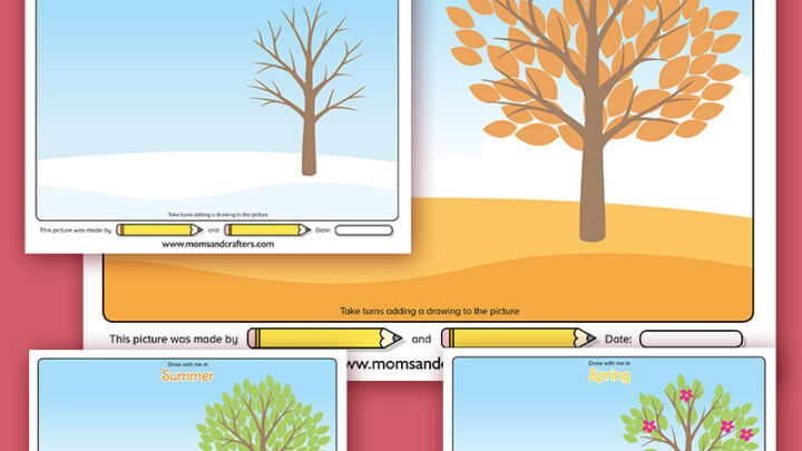 Seasons Activity for Preschool: Drawing Prompt