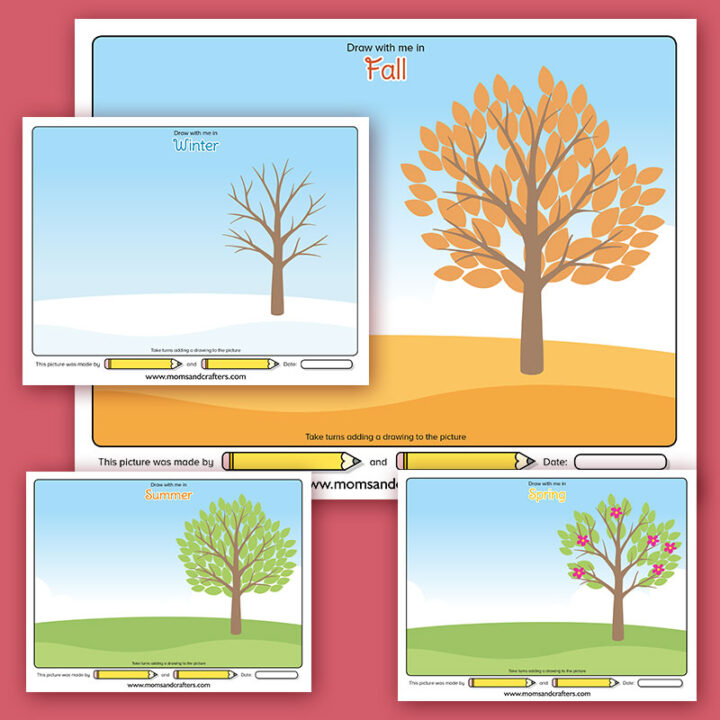 Seasons Activity for Preschool: Drawing Prompt