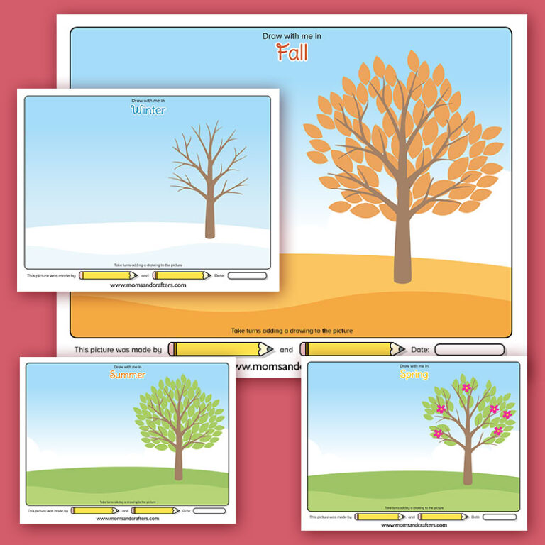 Seasons Activity for Preschool: Drawing Prompt