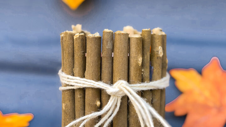Twig Candle Holder DIY