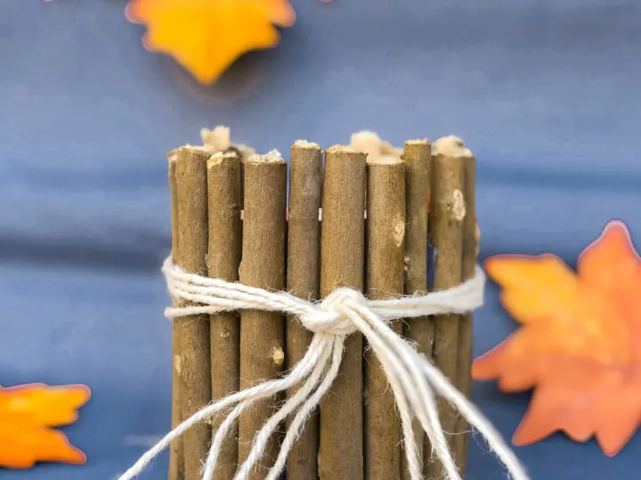 How to make a DIY Twig Candle Holder: