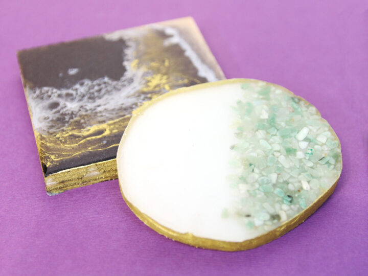 DIY Epoxy Resin Coasters