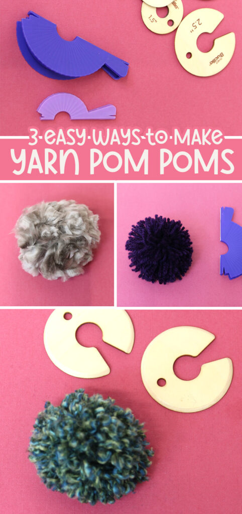 3 Ways to Make Pom Poms without a Pom Pom Maker — Sum of their