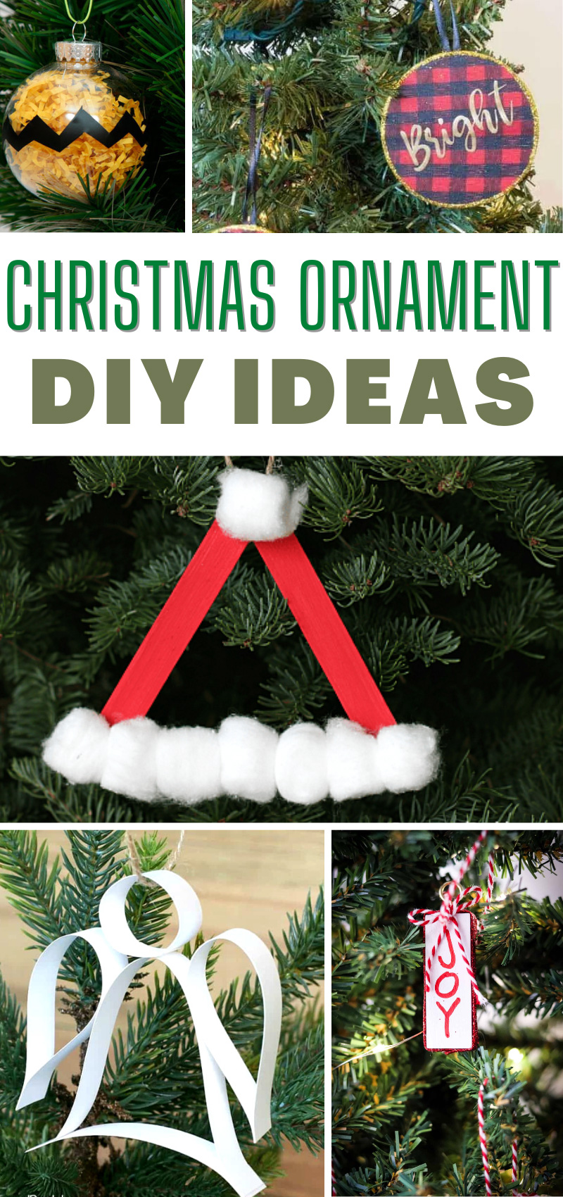 Popsicle Stick Christmas Ornaments - The Soccer Mom Blog