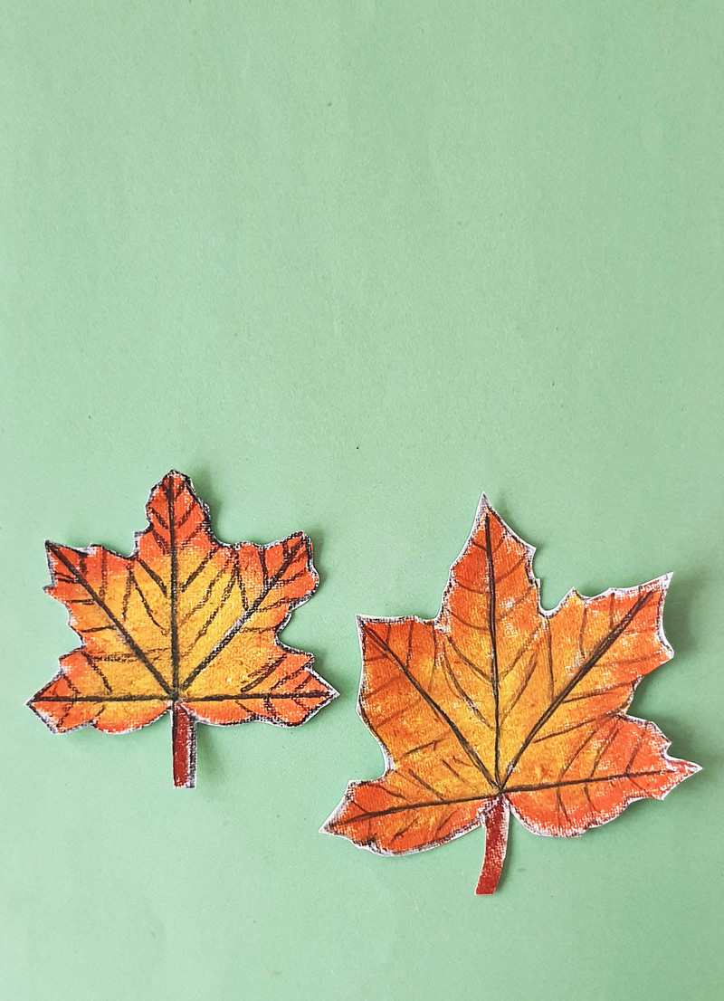 How to Draw a Simple Maple Leaf * Moms and Crafters