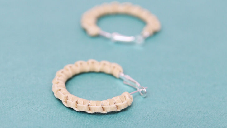 How to Make Braided Leather Earrings