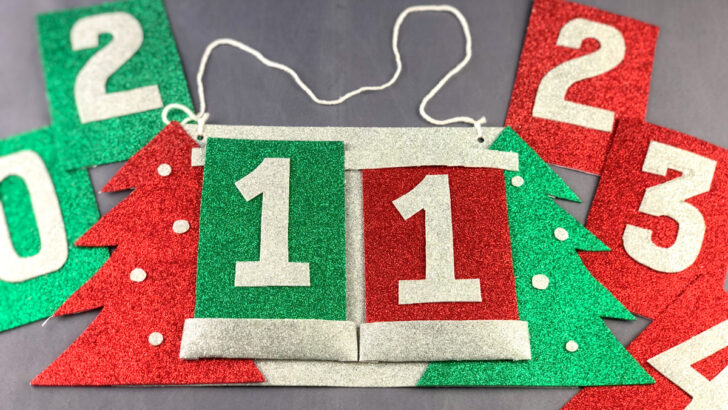 DIY Christmas Countdown + Free Template