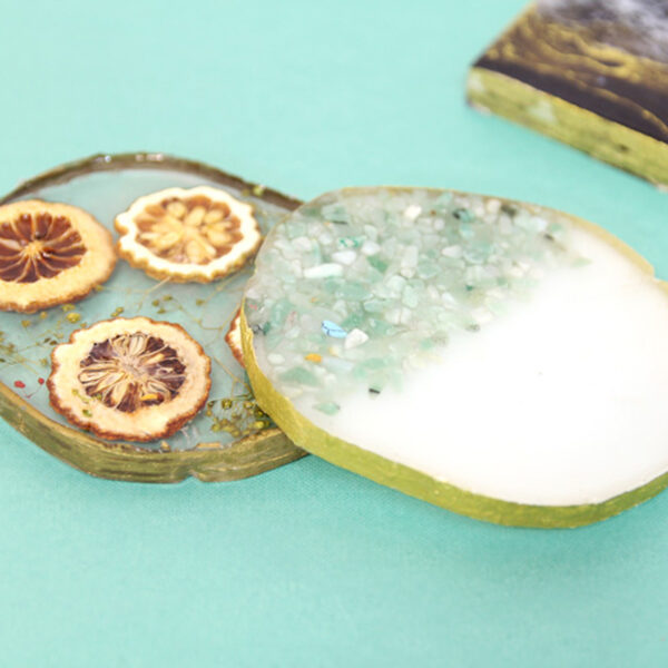 DIY Epoxy Resin Coasters