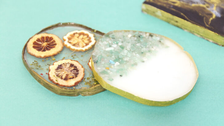 DIY Epoxy Resin Coasters
