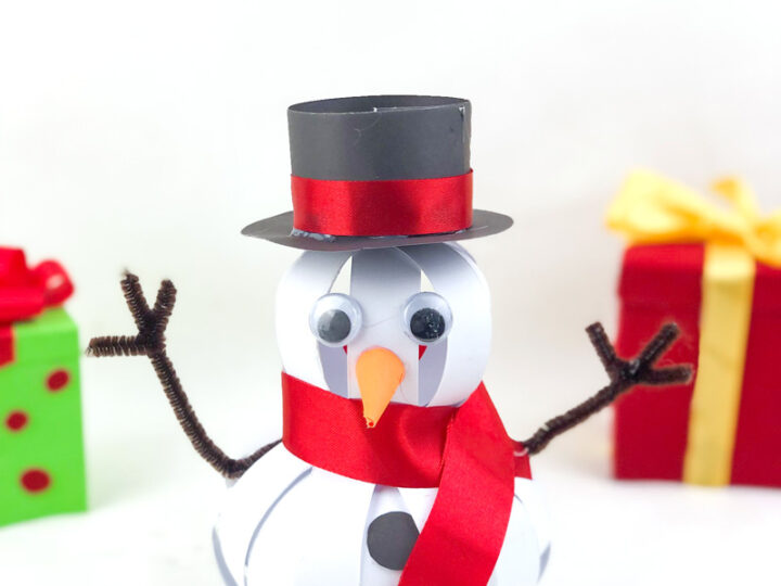 PAPER SNOWMAN CRAFT