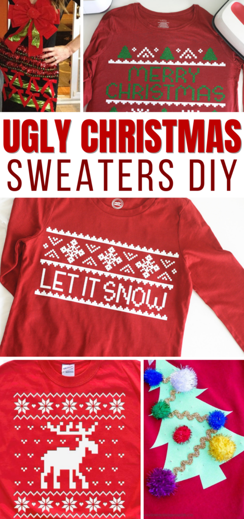 How to Make an Easy DIY Ugly Christmas Sweater - Crafting A Fun Life