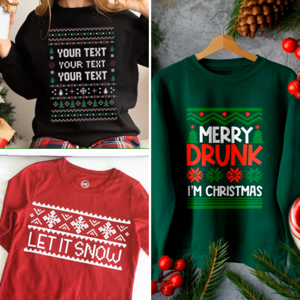 18 Ugly Christmas sweaters DIY Ideas * Moms and Crafters