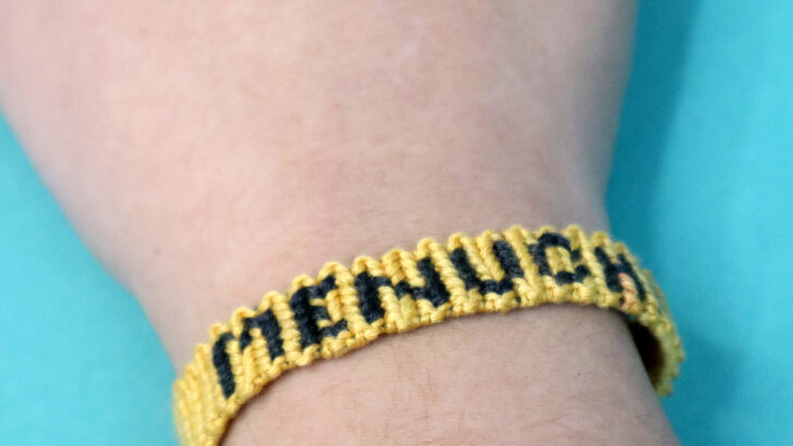 Name Friendship Bracelets with Free Printable Letter Graphs