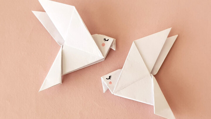 Origami Dove of Peace * Moms and Crafters