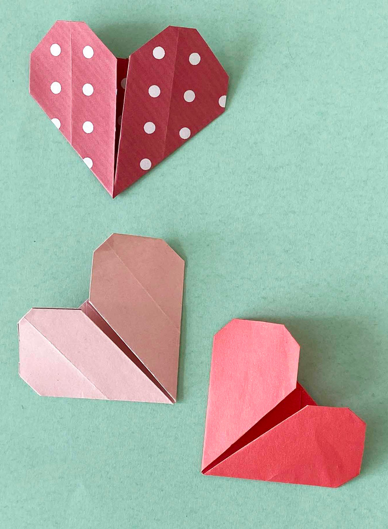 How to Make an Easy Origami Heart for Kids – Origami Love Hearts - Easy  Crafts For Kids