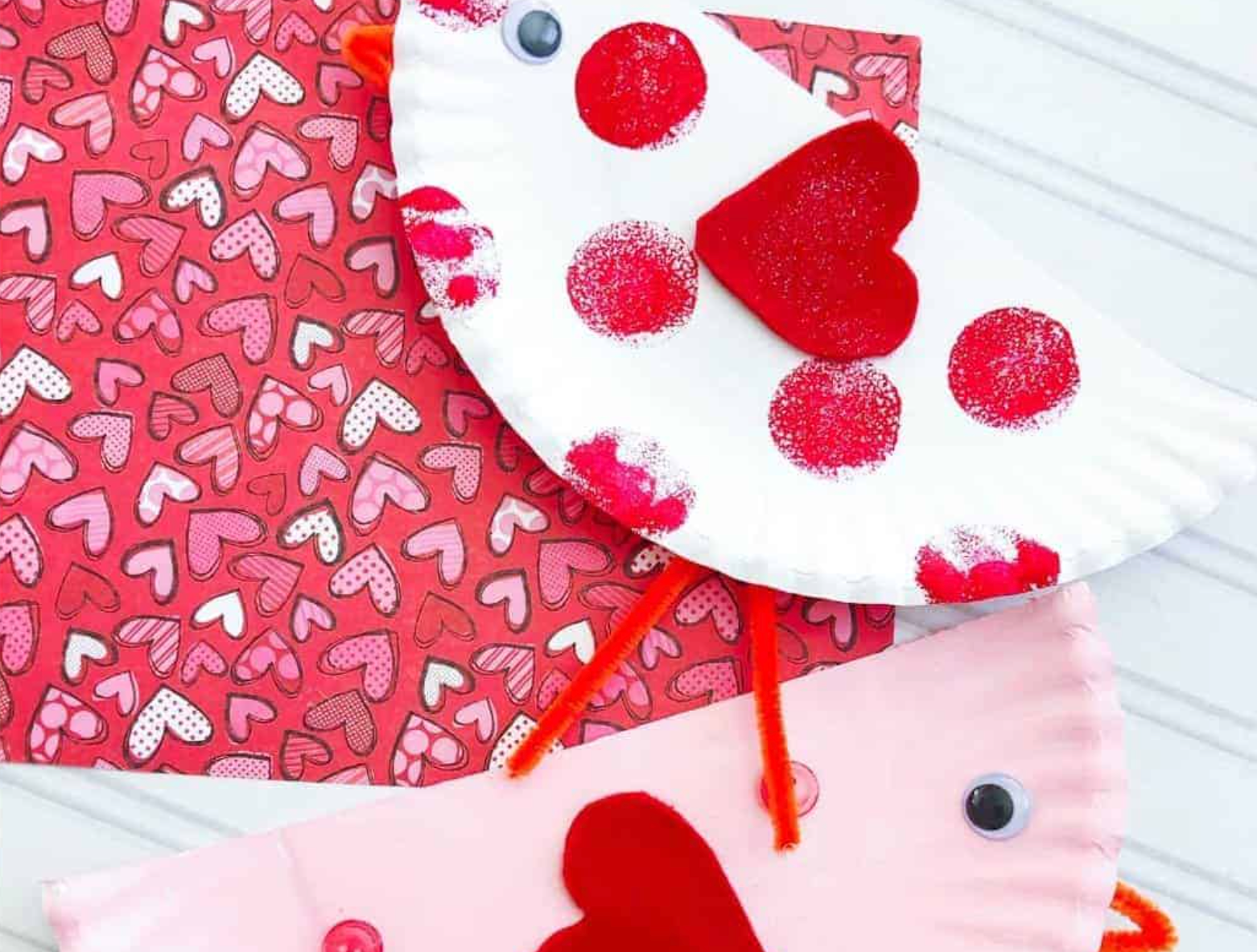 Valentines Day Crafts for Preschoolers - Frosting and Glue- Easy